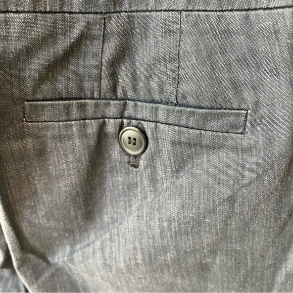 Loft women’s casual Cotton blend cropped pant, lightweight, blue, size 4 - Picture 5 of 12